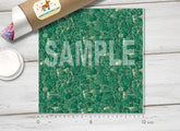 Green Botanical Pattern Adhesive Vinyl 992